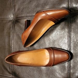 Ralph Lauren loafer heels